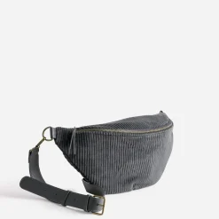 Eram Sacs Bananes & Bandoulières|Sacs À Main^Sac banane velours côtelé GRIS