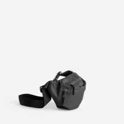 Eram Sacs|Sacs & Besaces^Sac banane nylon tissé mat NOIR
