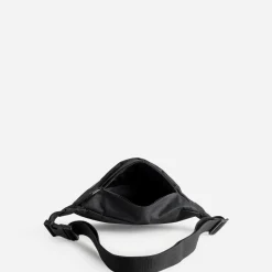 Eram Sacs|Sacs & Besaces^Sac banane nylon tissé mat NOIR