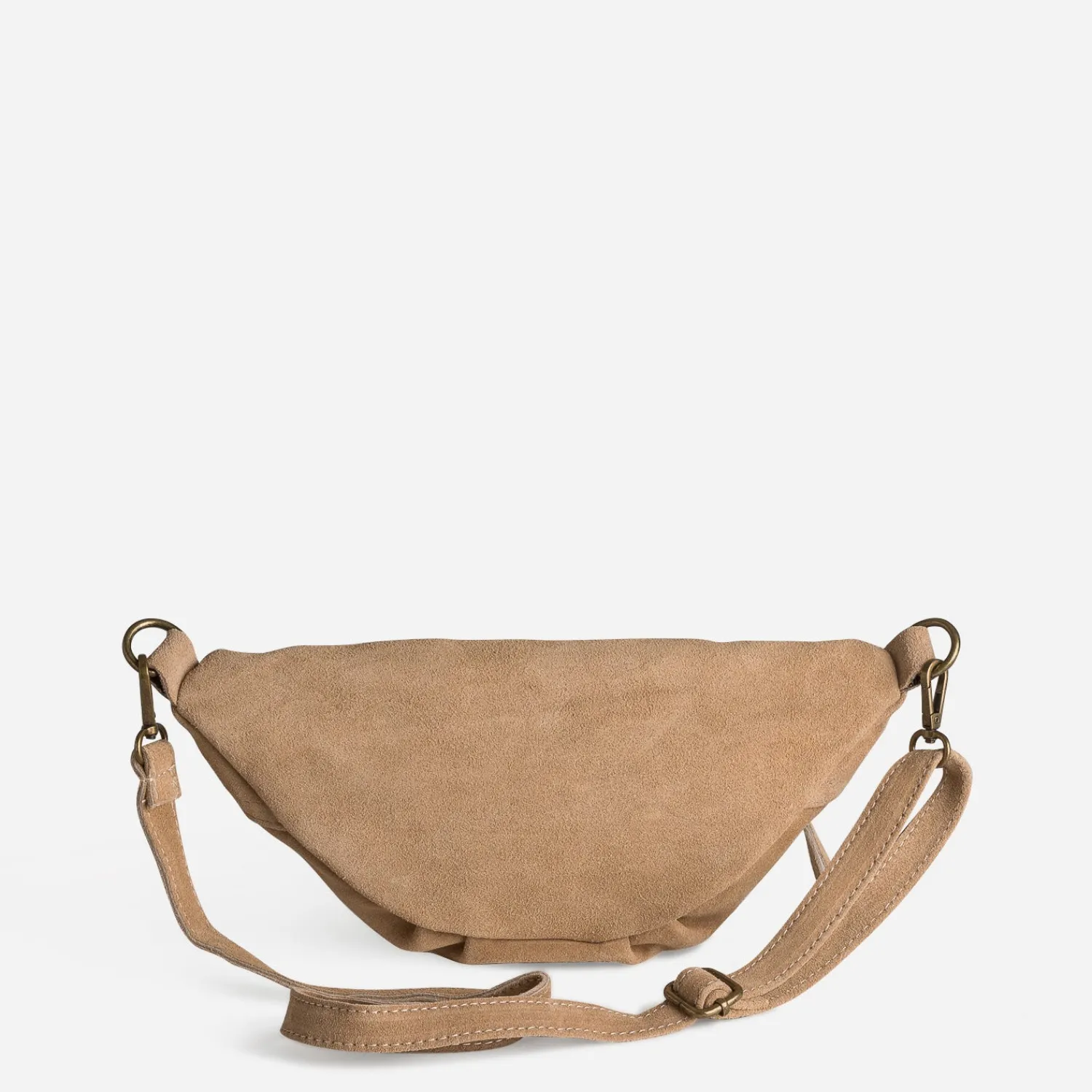 Texto Capsule Maroquinerie Cuir|Sacs Bananes & Bandoulières^Sac banane cuir velours BEIGE