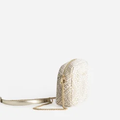 Eram Sacs Bandoulières|Sacs À Main^Sac bandoulière brodé doré BEIGE