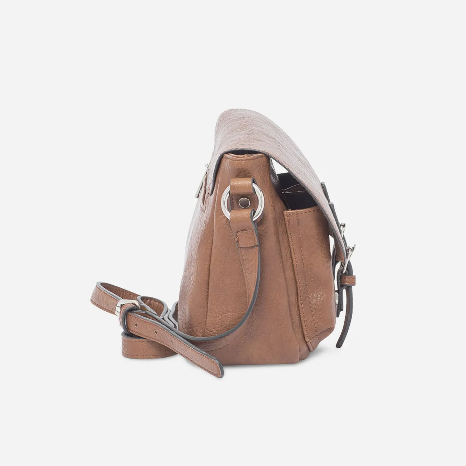 Eram Sacs Bandoulières|Sacs À Main^Sac bandoulière cognac à double boucle CAMEL