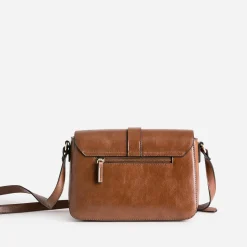 Eram Sacs Bandoulières|Sacs À Main^Sac bandoulière avec double anneaux COGNAC