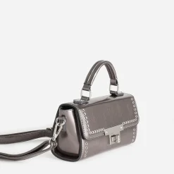 Texto Sacs Bandoulières|Sacs À Main^Sac bandoulière gun métallisé métalleries argenté GRIS