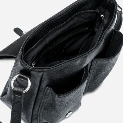 Eram Sacs Bandoulières|Sacs À Main^Sac bandoulière à double boucle NOIR