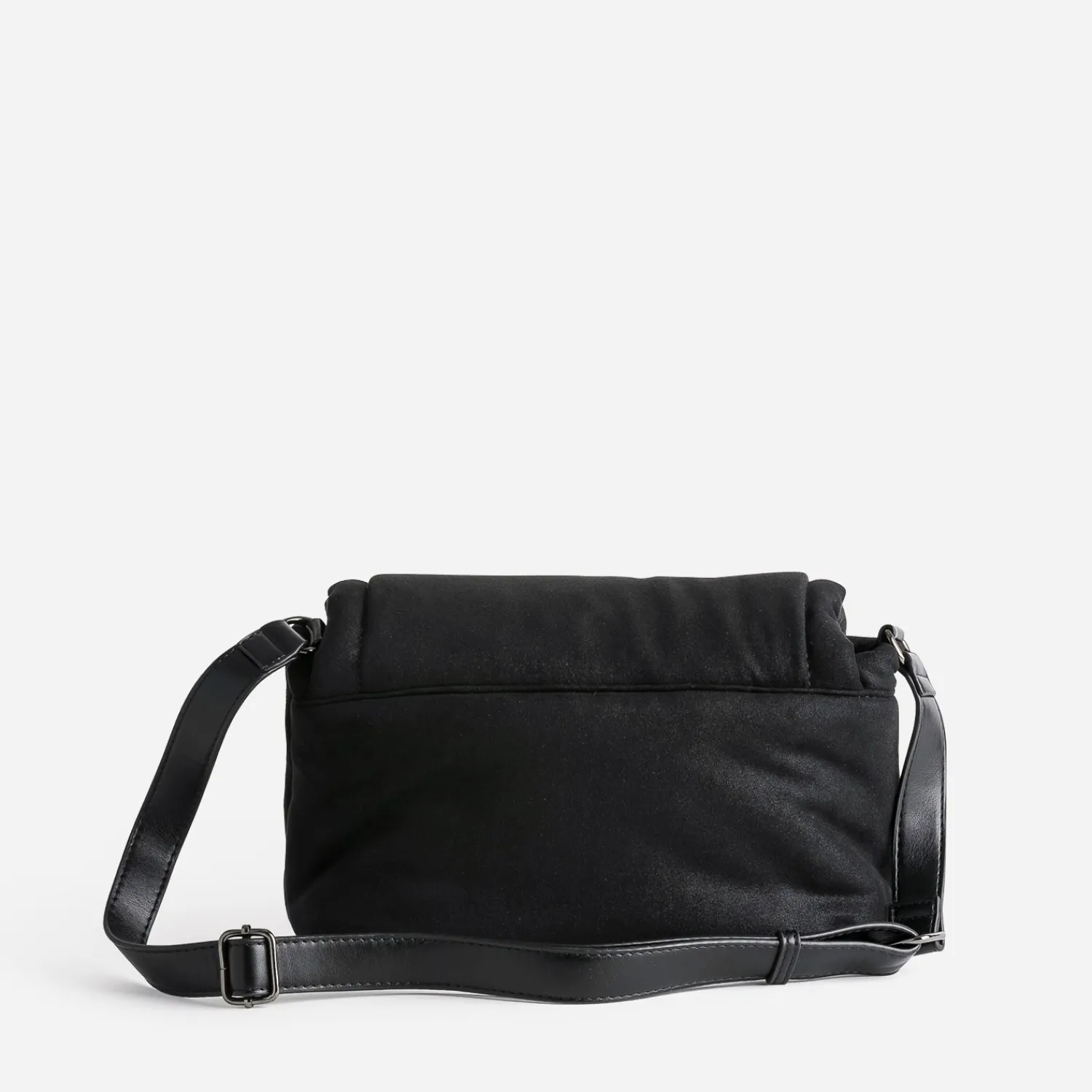 Texto Sacs Bandoulières|Sacs À Main^Sac bandoulière irisé textile suédé NOIR