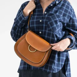 Eram Sacs À Main^Sac besace COGNAC