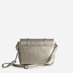 Eram Sacs À Main^Sac besace taupe métallisé MARRON