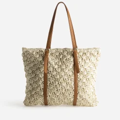 Eram Sacs Cabas^Sac cabas tressé BEIGE