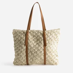 Eram Sacs Cabas^Sac cabas tressé BEIGE