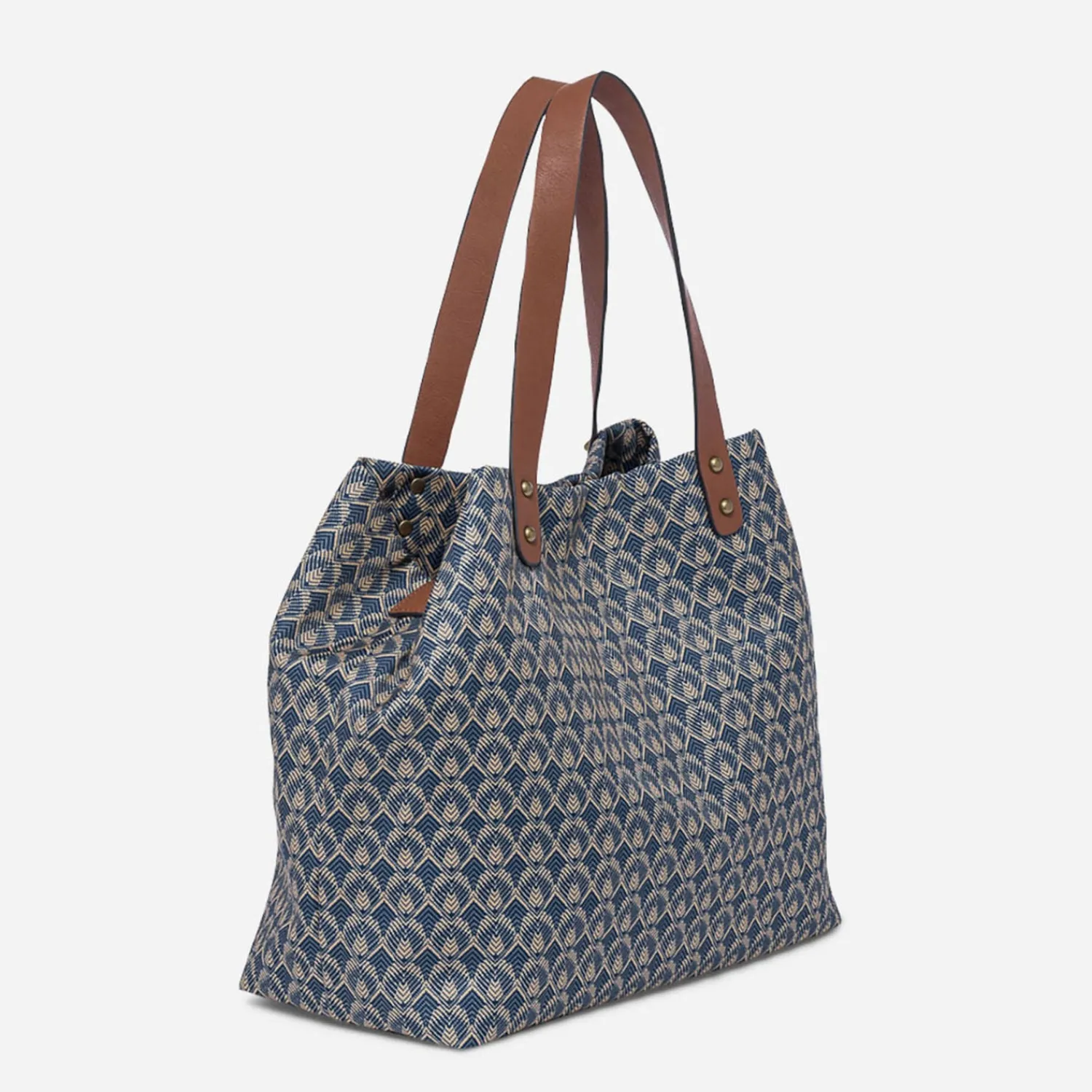 Eram Sacs Cabas|Sacs À Main^Sac cabas à imprimé minimaliste BLEU