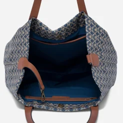 Eram Sacs Cabas|Sacs À Main^Sac cabas à imprimé minimaliste BLEU