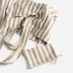 Eram Sacs Cabas^Sac cabas écru rayures s BEIGE