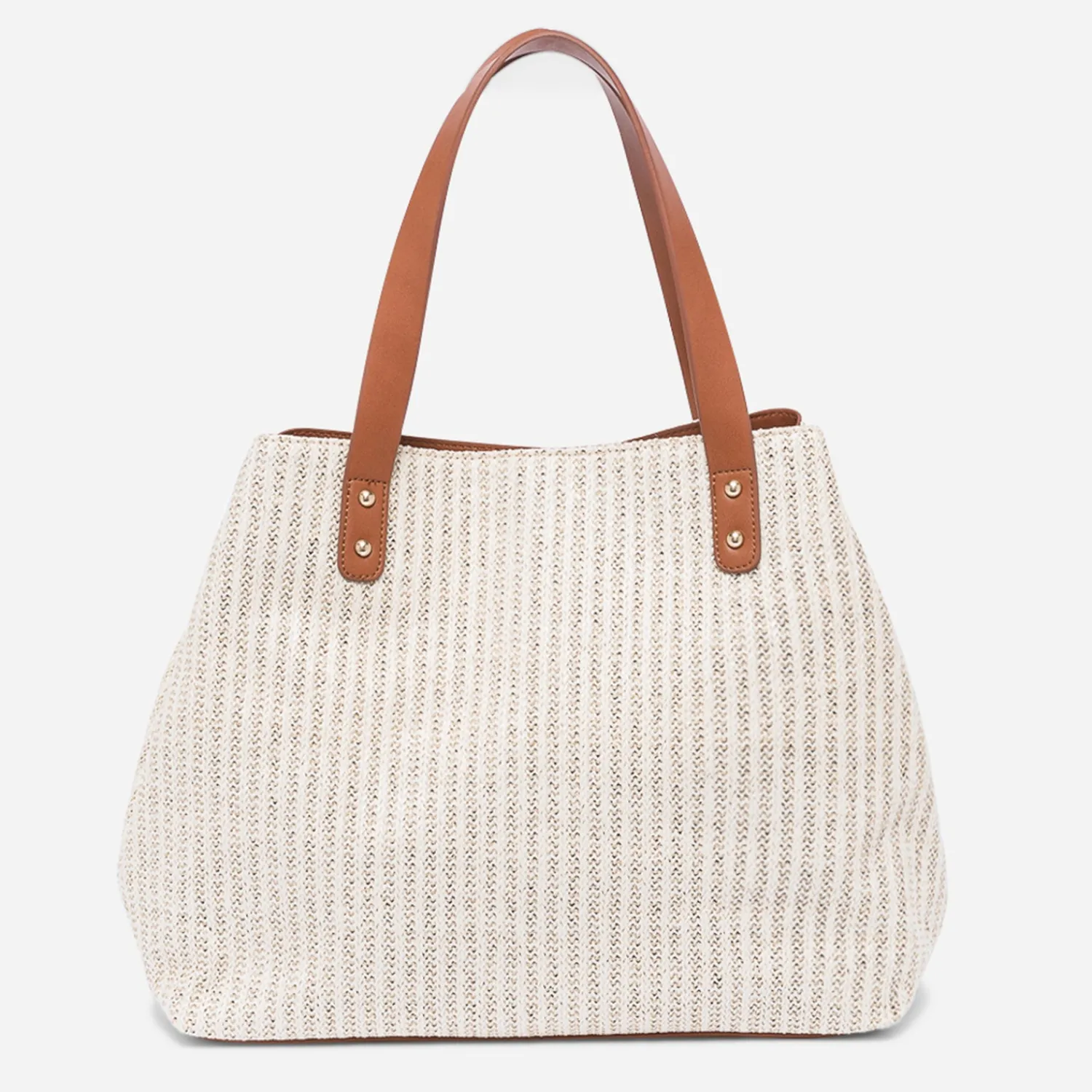 Eram Sacs Cabas^Sac cabas paille effet tressé BEIGE