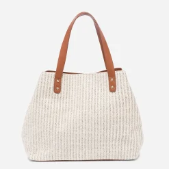 Eram Sacs Cabas^Sac cabas paille effet tressé BEIGE