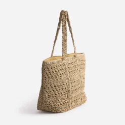 Texto Sacs Cabas^Sac cabas en raphia BEIGE