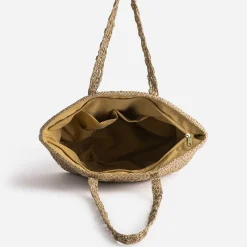Texto Sacs Cabas^Sac cabas en raphia BEIGE