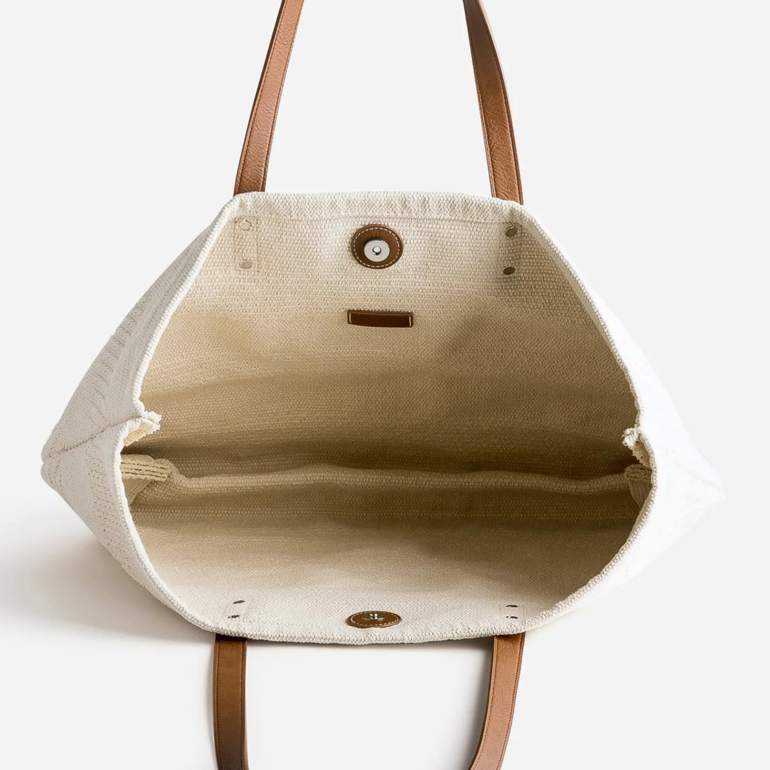 Eram Sacs Cabas|Sacs À Main^Sac cabas TEXTO écru textile tissé BEIGE
