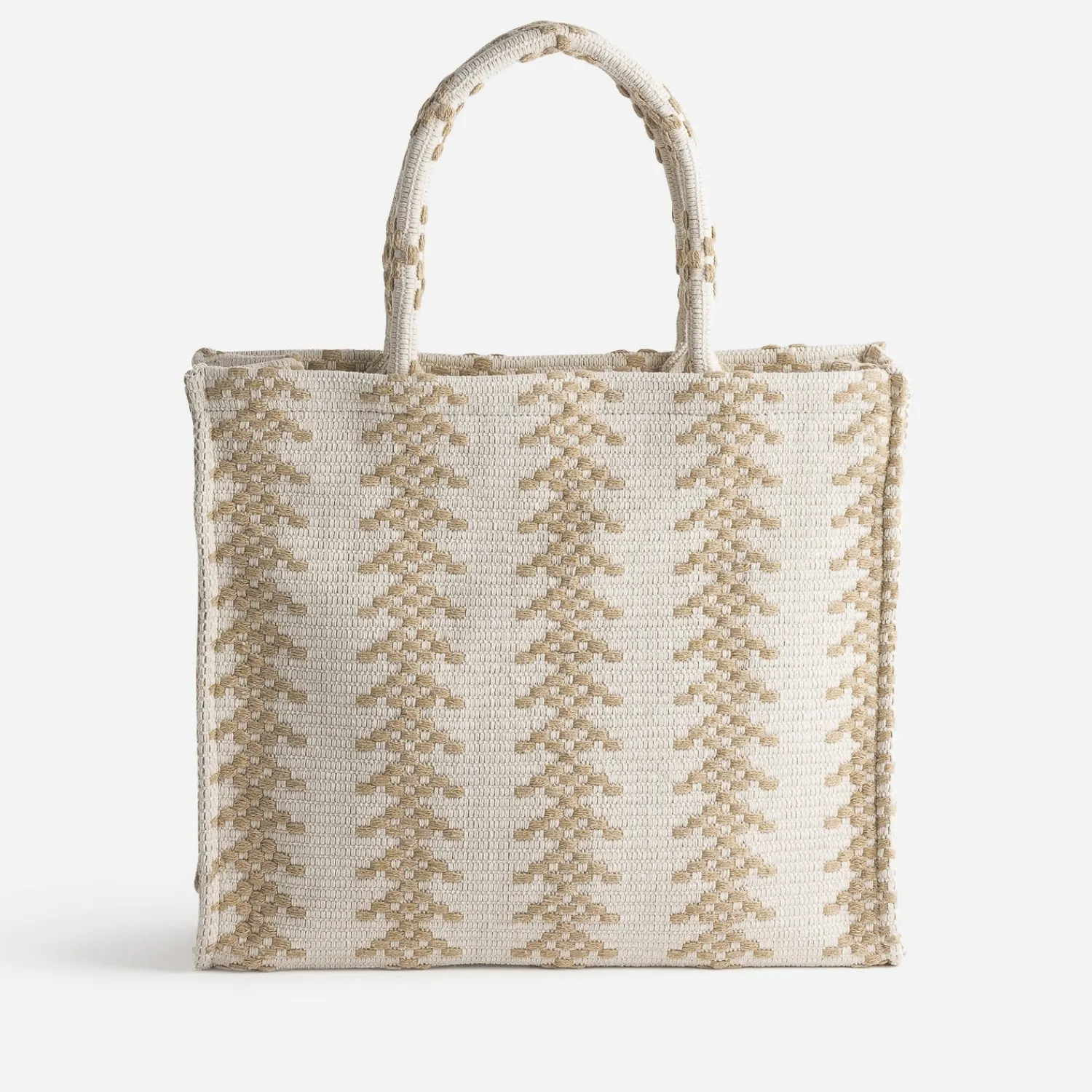 Texto Sacs Cabas^Sac cabas écru tressage beige ECRU