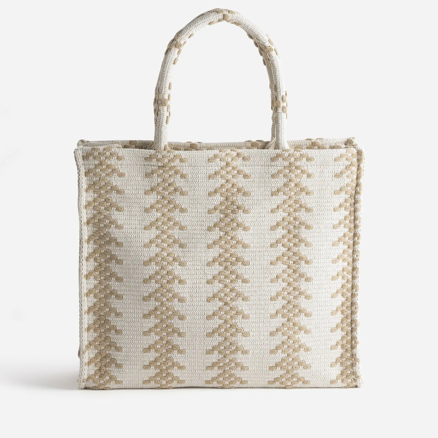Texto Sacs Cabas^Sac cabas écru tressage beige ECRU