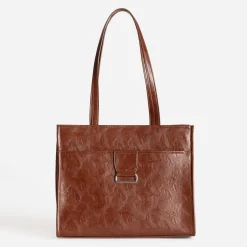 Texto Sacs Cabas^Sac cabas MARRON