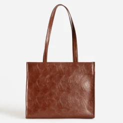 Texto Sacs Cabas^Sac cabas MARRON
