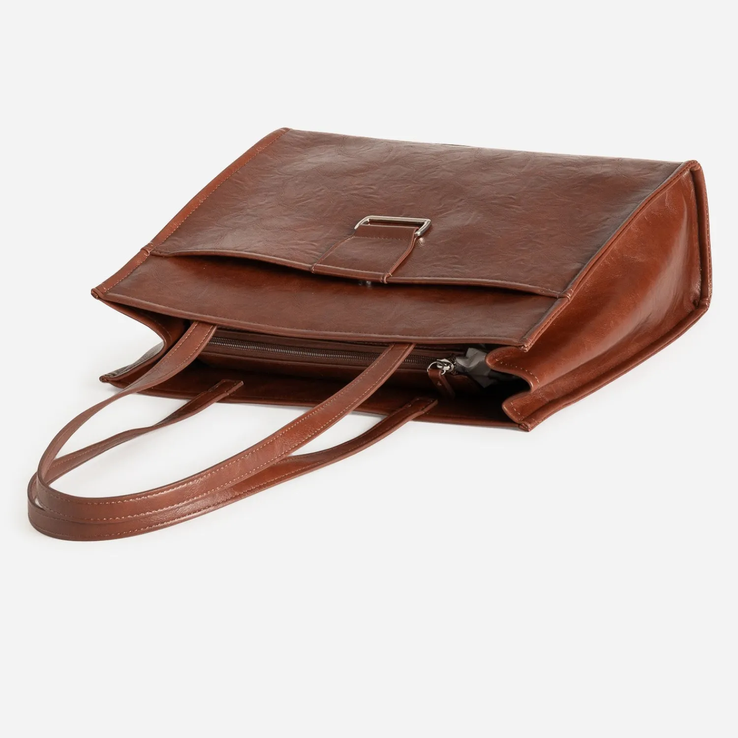 Texto Sacs Cabas^Sac cabas MARRON