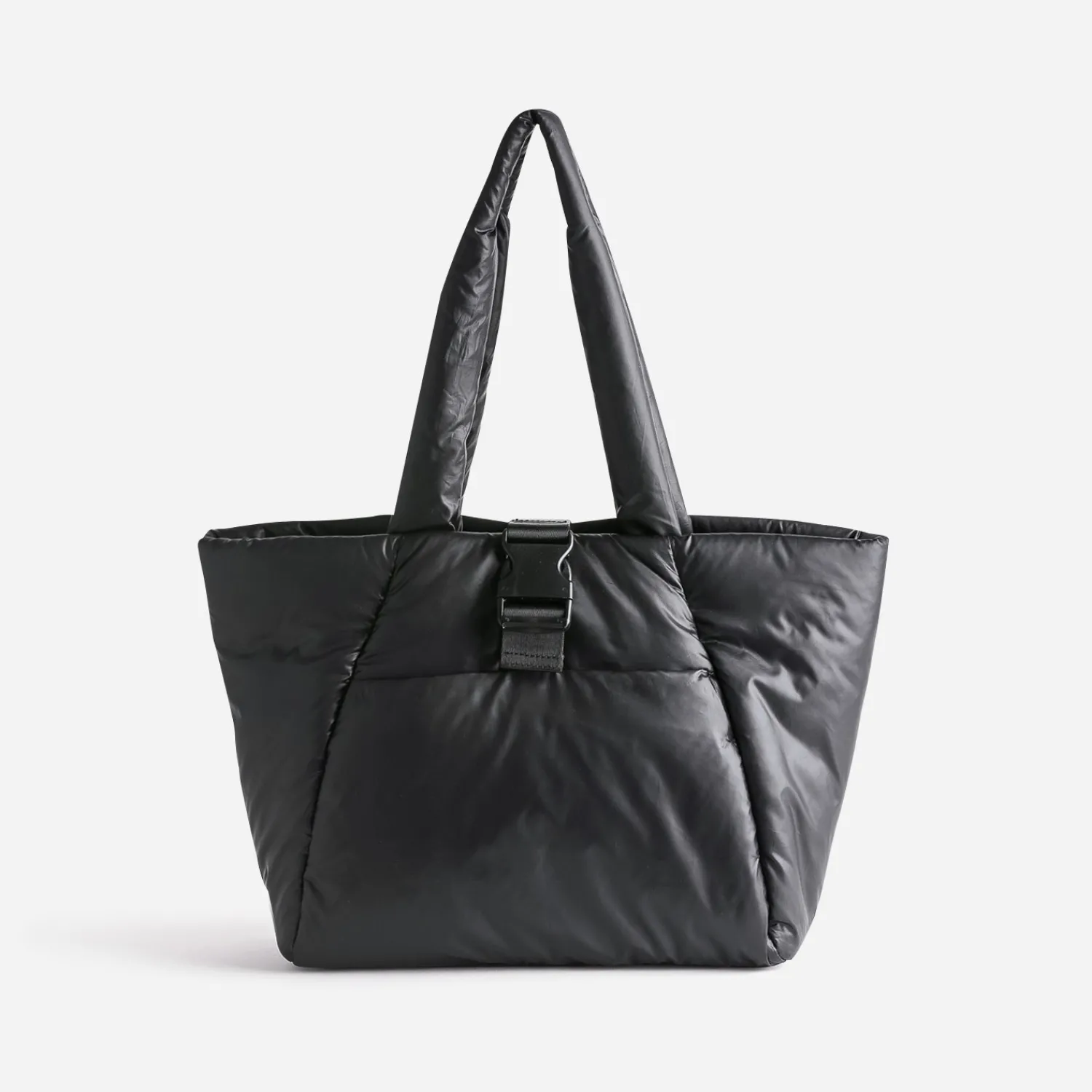 Texto Sacs Cabas^Sac cabas nylon matelassé NOIR