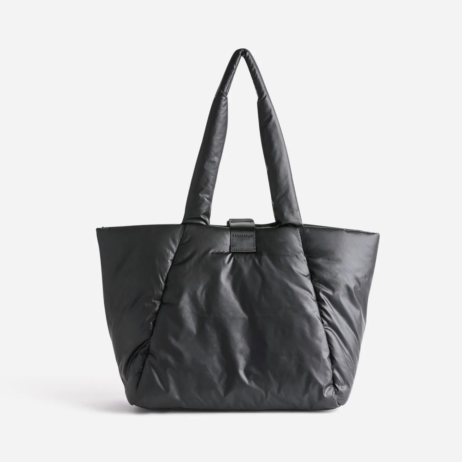 Texto Sacs Cabas^Sac cabas nylon matelassé NOIR