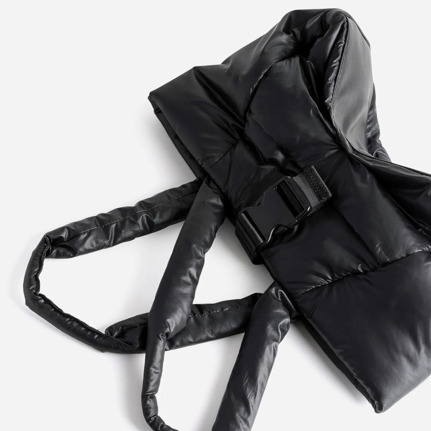Texto Sacs Cabas^Sac cabas nylon matelassé NOIR