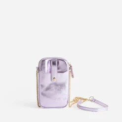Eram Petite Maroquinerie^Sac lilas métallisé pour téléphone portable VIOLET