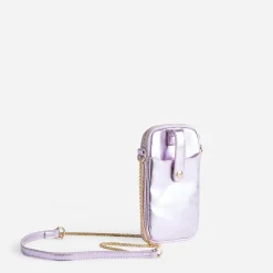 Eram Petite Maroquinerie^Sac lilas métallisé pour téléphone portable VIOLET