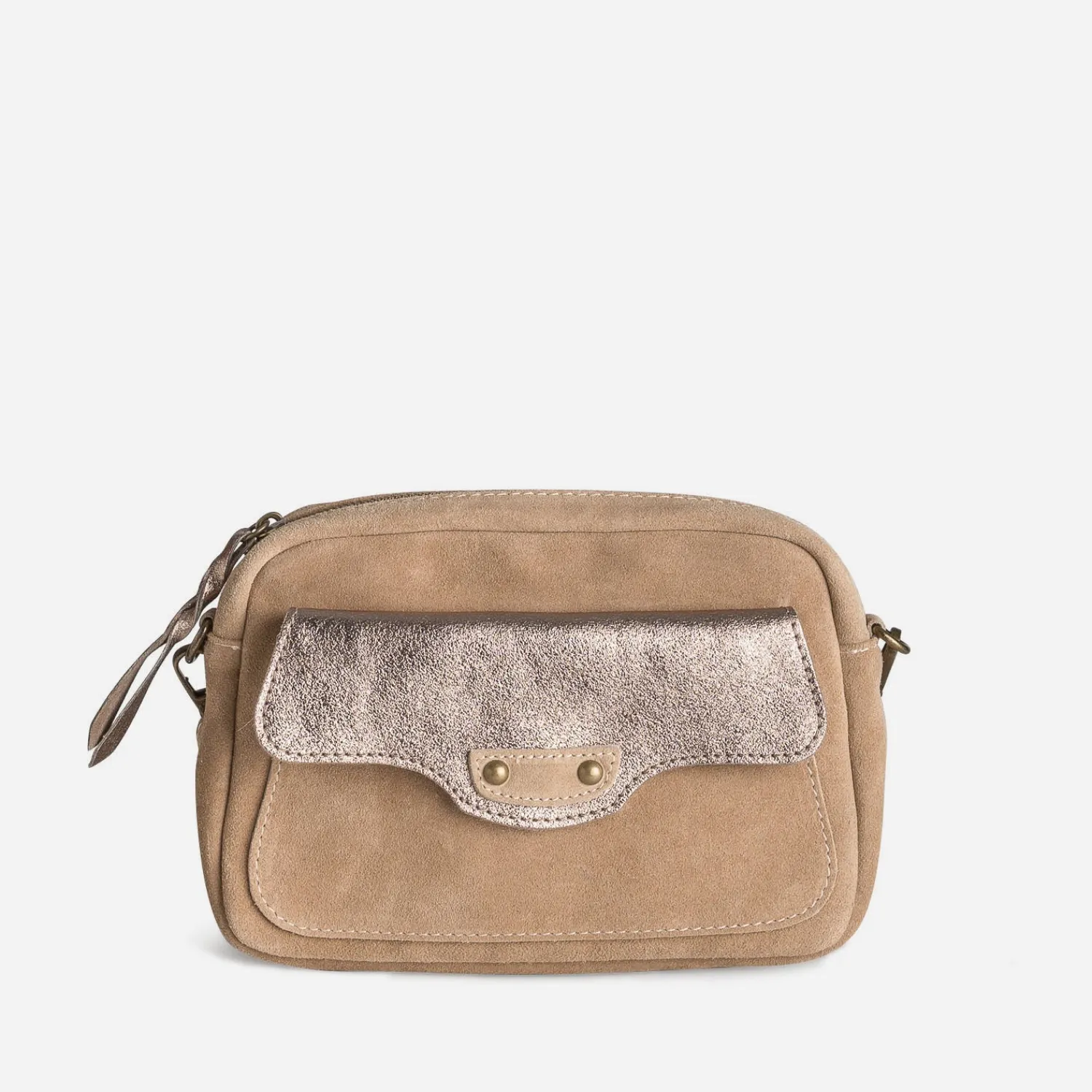 Texto Capsule Maroquinerie Cuir|Sacs À Main^Sac pochette cuir velours BEIGE