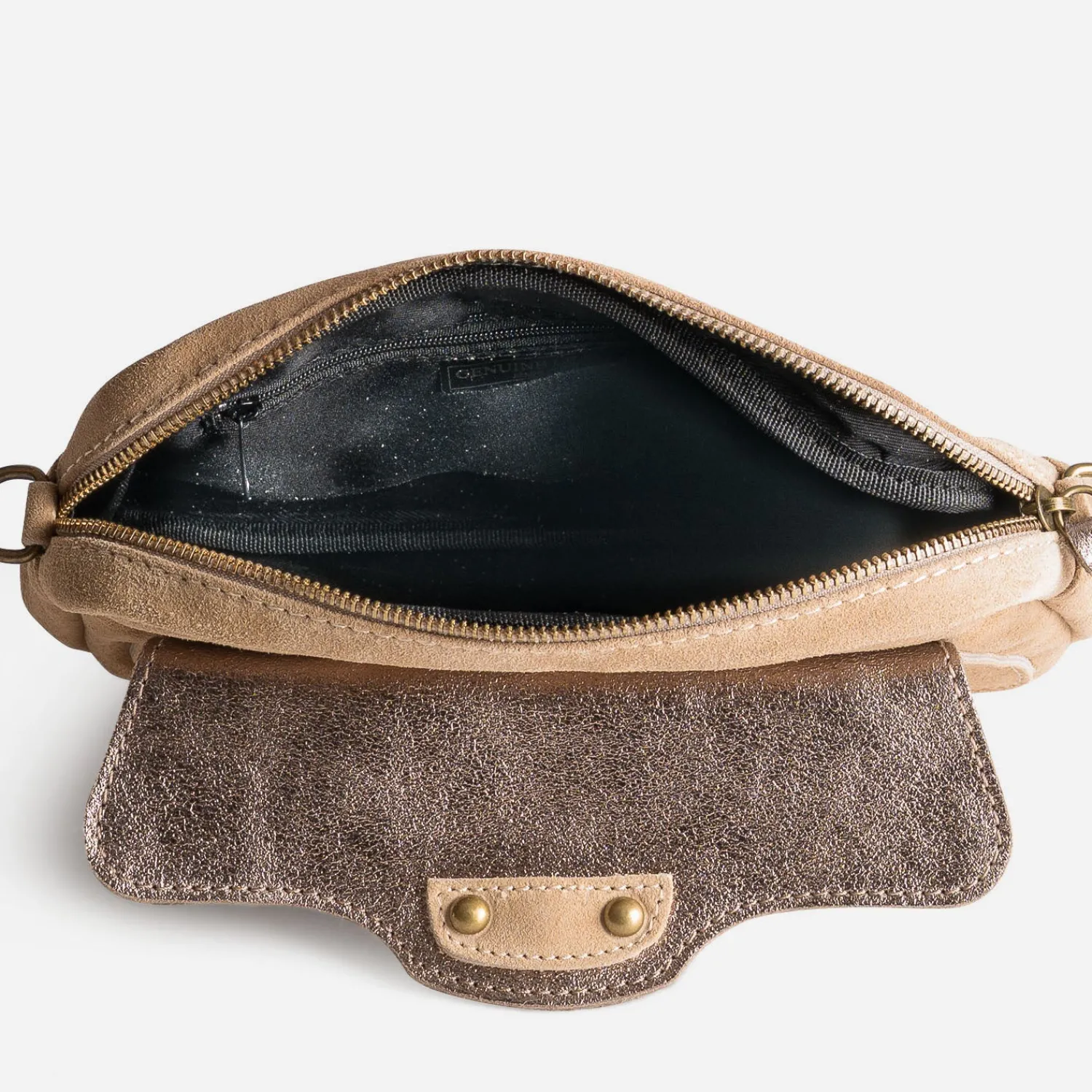 Texto Capsule Maroquinerie Cuir|Sacs À Main^Sac pochette cuir velours BEIGE