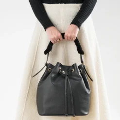 Eram Sacs Cabas^Sac seau deux anses amovibles NOIR