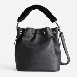 Eram Sacs Cabas^Sac seau deux anses amovibles NOIR
