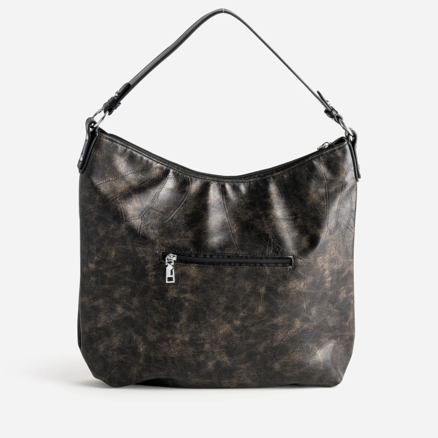 Texto Sacs Cabas^Sac effet patchwork NOIR