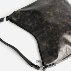 Texto Sacs Cabas^Sac effet patchwork NOIR