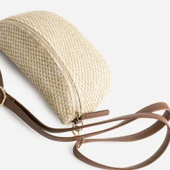 Eram Sacs Bananes & Bandoulières|Sacs À Main^Sac-banane tressé et marron BEIGE