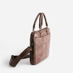 Eram Sacs|Sacs & Besaces^Sacoche effet patiné MARRON