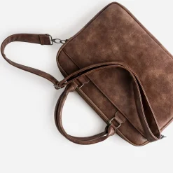 Eram Sacs|Sacs & Besaces^Sacoche effet patiné MARRON
