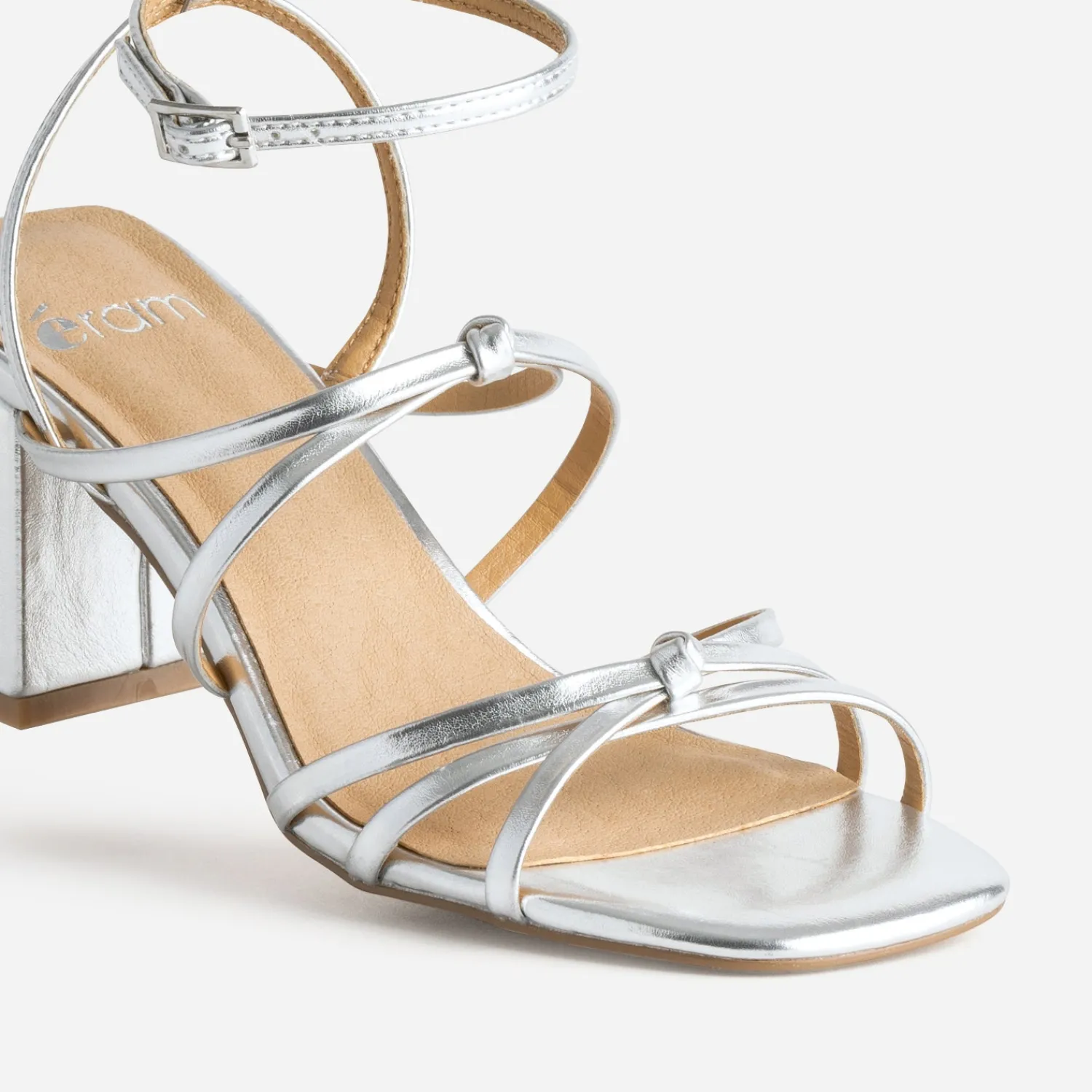 Eram Sandales^Sandale ée à brides ARGENT