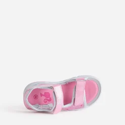 670 Sandales^Sandale BARBIE pailletée semelle lumineuse ROSE