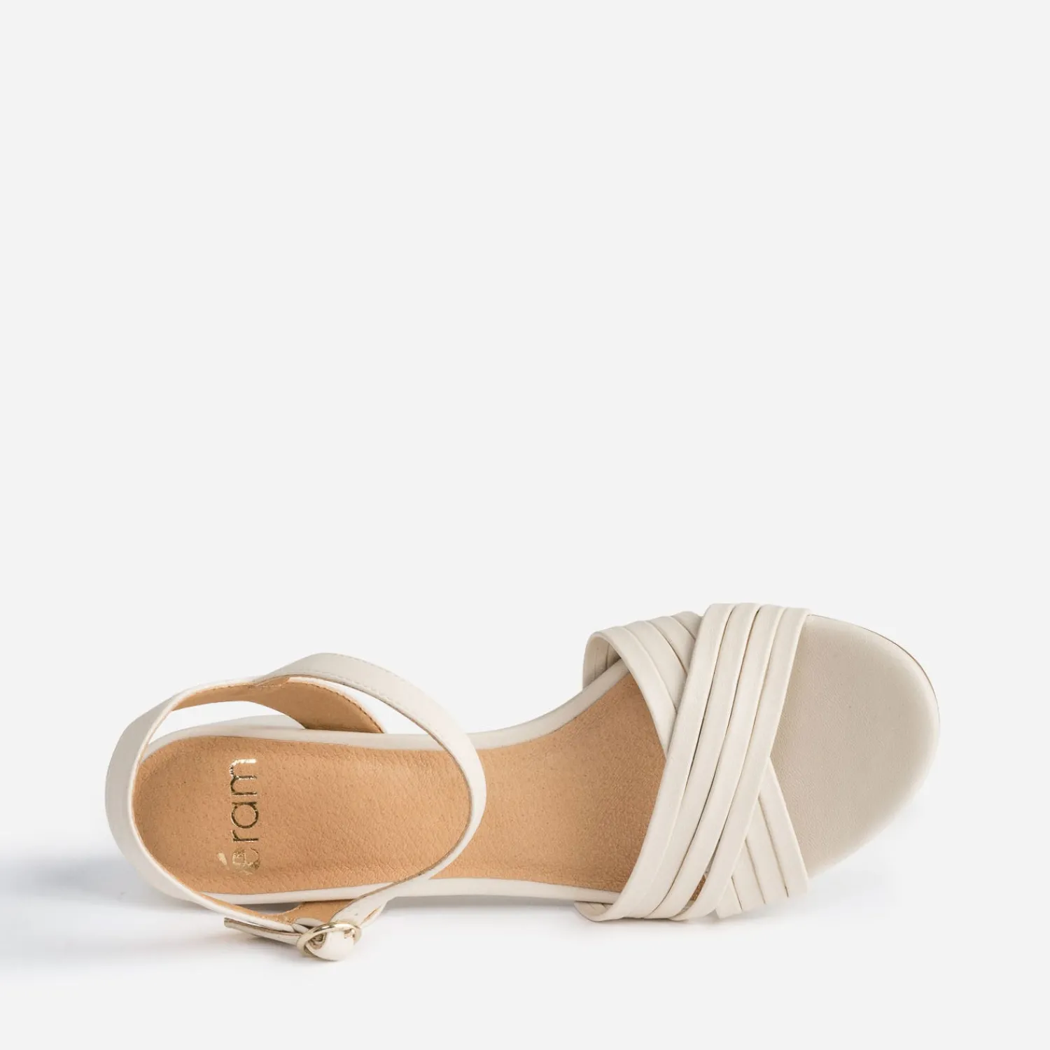 Eram Sandales^Sandale à brides tressées BEIGE