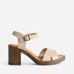 Eram Sandales^Sandale cuir BEIGE