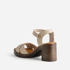 Eram Sandales^Sandale cuir BEIGE