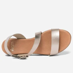 Eram Sandales^Sandale bronze en cuir MARRON
