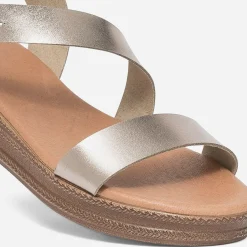 Eram Sandales^Sandale bronze en cuir MARRON