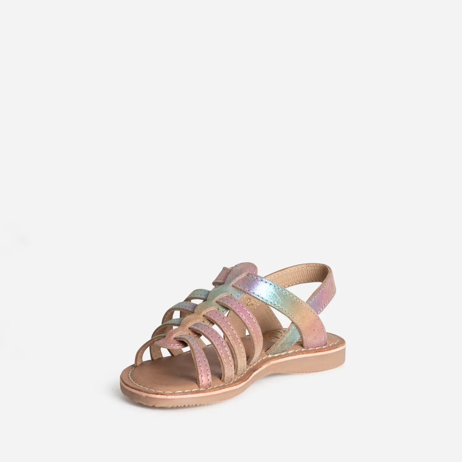 Buggy Sandales^Sandale arc-en-ciel cuir MULTICOLORE