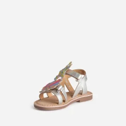 Buggy Sandales^Sandale ée cuir patchs amovibles ARGENT